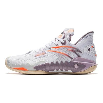 Kyrie Irving x Shock Wave 5 Saltation Vīriešu kedas Baltas Pelēkas Oranžas 112331106-1