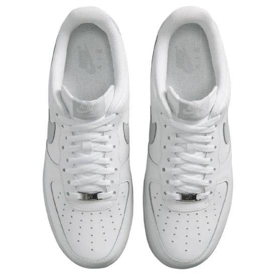 Nike Air Force 1 07 Pohodlné padnoucí podpůrné tenisky Pánské tenisky Bílá Šedá FJ4146-128