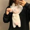 Thicken Windproof Cross Scarf Plush Neck Warmer New Neckerchief Wrap  Winter