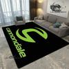 3D Bicycle brand logo printed carpet fashion home decoration non-slip carpet photography propsmal area rug birthday gift
