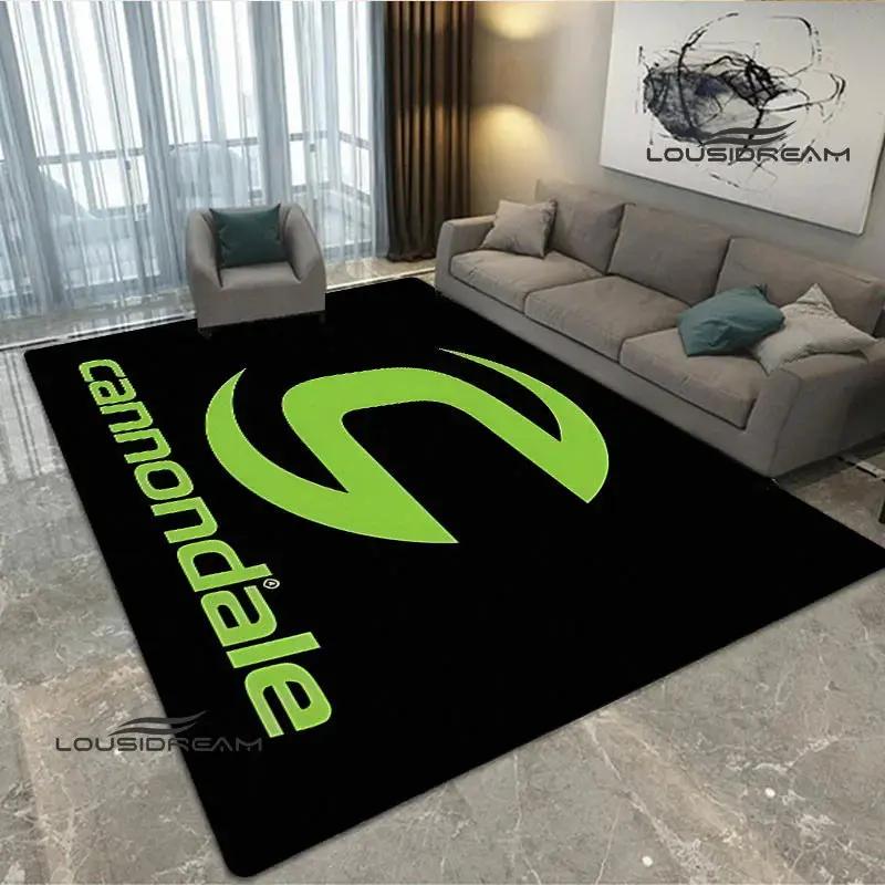 3D Bicycle brand logo printed carpet fashion home decoration non-slip carpet photography propsmal area rug birthday gift