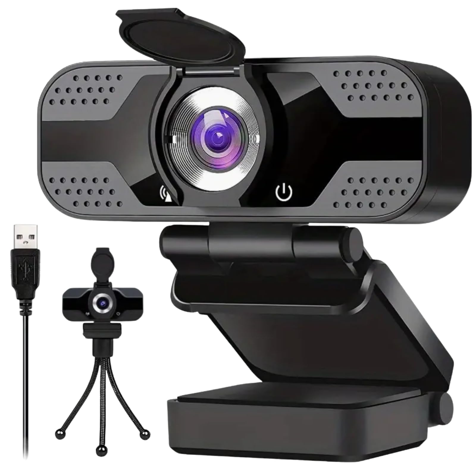 

Dotcom Prime 2 Megapixel Full HD Webcam with USB Connection and Tripod