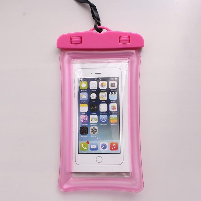 Universell vanntett telefonpose for svømming, dykking, undervannsfotografering, forseglet snor, anti-tap, oppbevaringspose, organisering