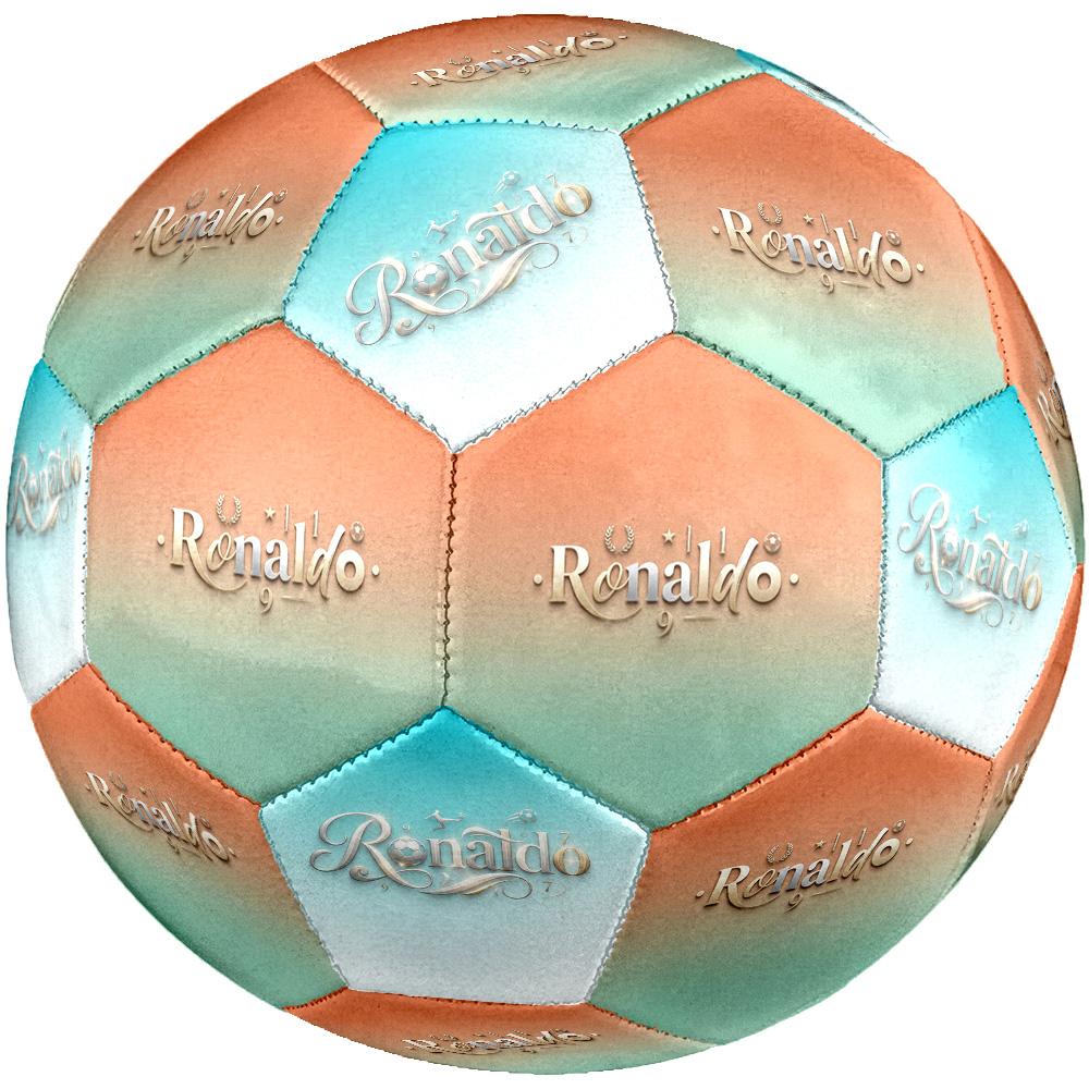 Ronaldo's Frozen Journey Size 5 Soccer Ball Machine Sewn Indoor/Outdoor Training and Matches Sports Enthusiast Gifts