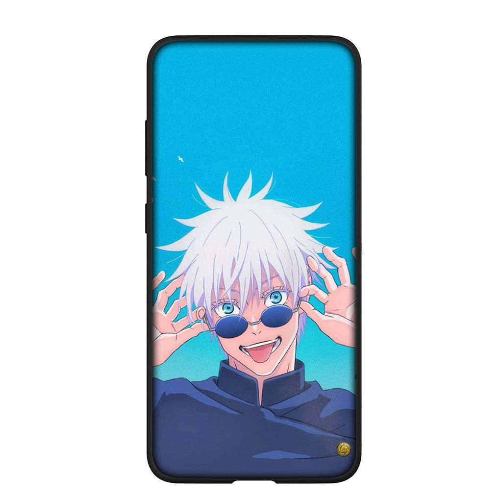 Handyhülle für Samsung Galaxy S25 S24 S23 iPhone 16 15 Xiaomi Redmi Note 14 13 12 16E X 11 Pro OPPO Moto Huawei Anime Gojo Satoru Jujutsu Kaisen Cover