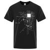 CPU Processor Circuit Diagram T Shirt Men Summer Cotton Tshirt Mens Funny Tops Fashion Tees Homme Brand Unisex Simple Clothes