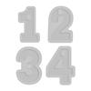 Large Number Number Candle Holders Silicones Molds For DIY Craft Birthday Wedding Dinner Decors
