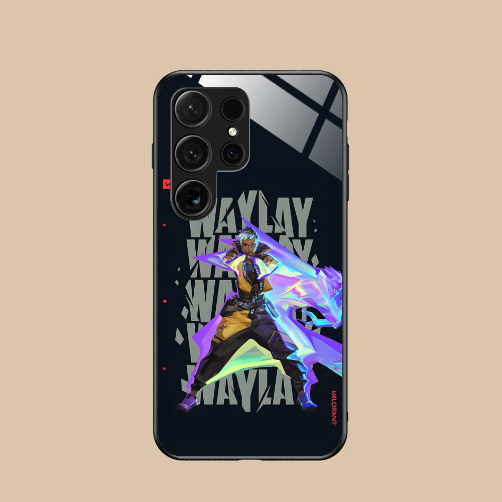 Valo Waylay Phone Case for Samsung Galaxy S26 S25 S24 S23 S22 S21 S20 Note20 Plus FE Ultra Glass Protective Cover