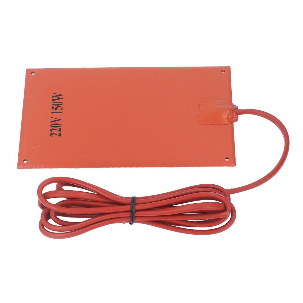 Heizmatte aus Silikonkautschuk Schnelle Wärmeentwicklung Entfeuchtung Elektrische Heizplatte für Schrankbox 150W 220V