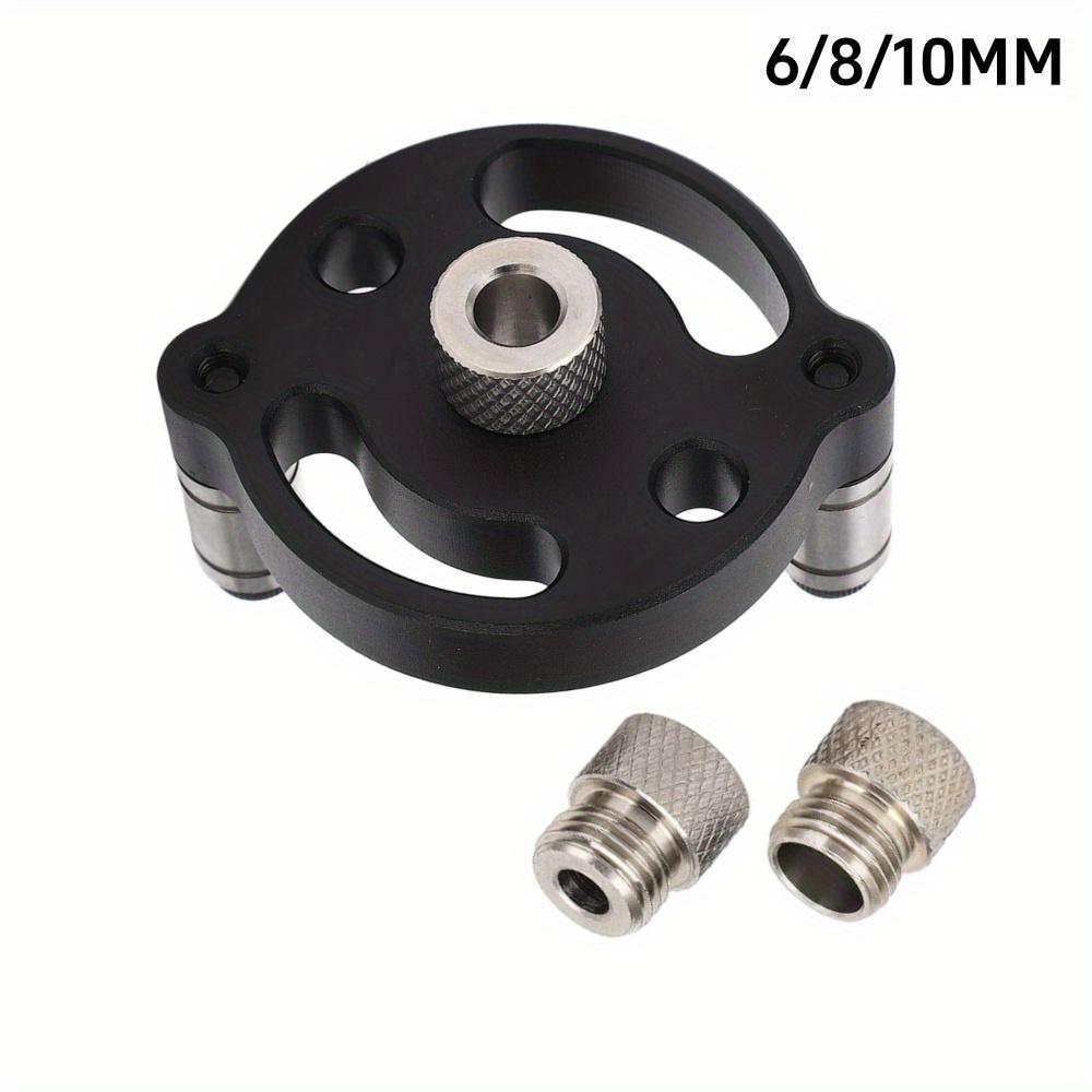 Self Center Dowel Jig Handheld Drill Guide for Straight Holes Wood Panel Hole Puncher Locator Woodworking Joints Tool
