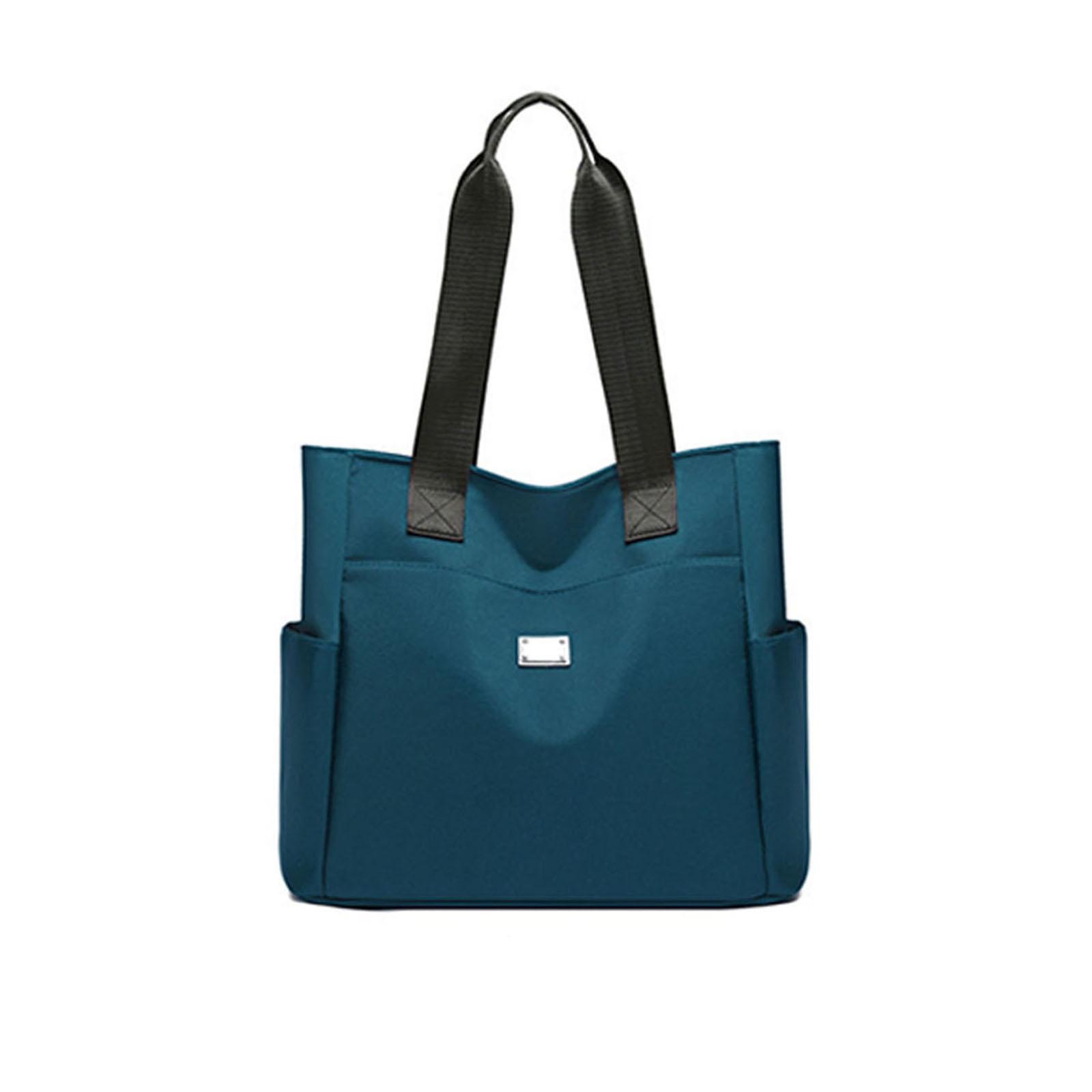 

Женская тканевая сумка-тоут большой вместимости, ручная или на одно плечо, студенческая сумка, легкая повседневная сумка для ежедневного использования One Size