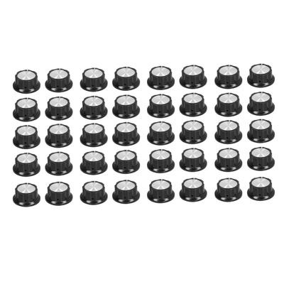 50pcs Potentiometer Knobs Lamp Switch Knob Replacement for RV24YN 20S for RV24YN 30S for WTH118 2W 2