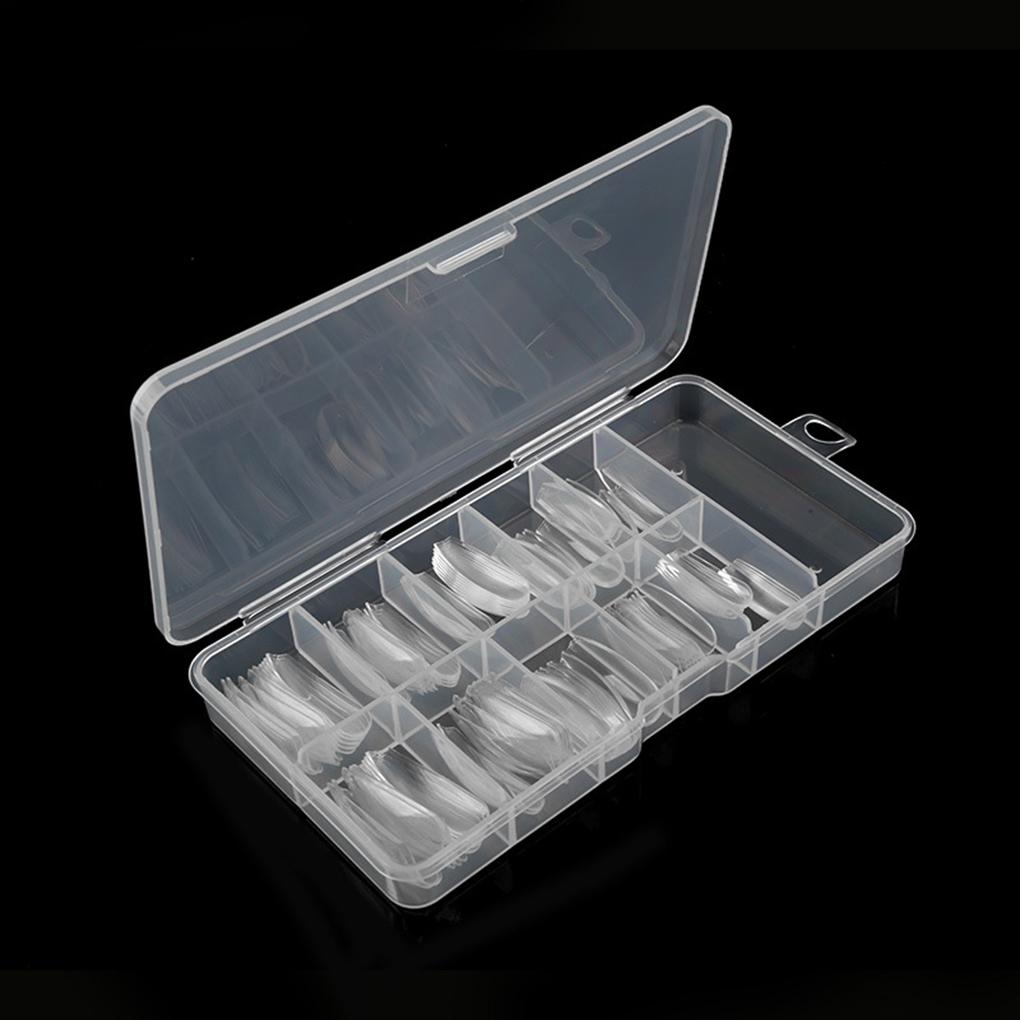 1 Set False Nail Elegant Wear-resistant Different Colors High-ranking Fine Workmanship New-style Magnificent Manicure Kit