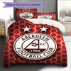 Aberdeen Logo Bedding Quilt Set Quilt Cover Pillowcase Home Decoration Birthday Gift (1 * Duvet Cover + 2 * Pillowcase, Without Core)
