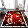 Christmas Santa Claus Snowman Carpet for Living Room Decor Sofa Table Large Area Bedroom Bedside Foot Pad Navidad Decoration