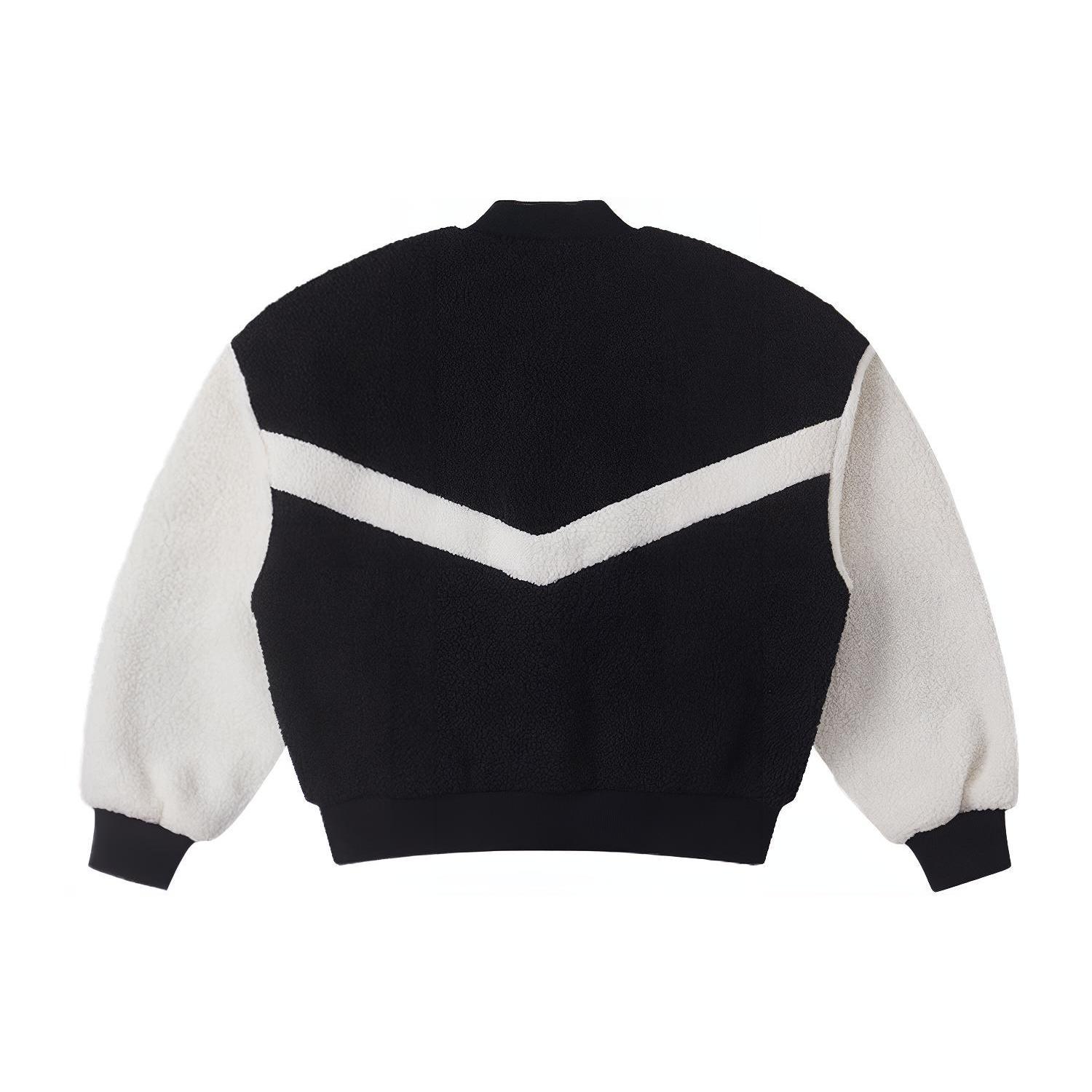 

Новые бейсбольные джерси Converse SHERPA VARSITY Женские Черный/Белый 10025206-A01 L