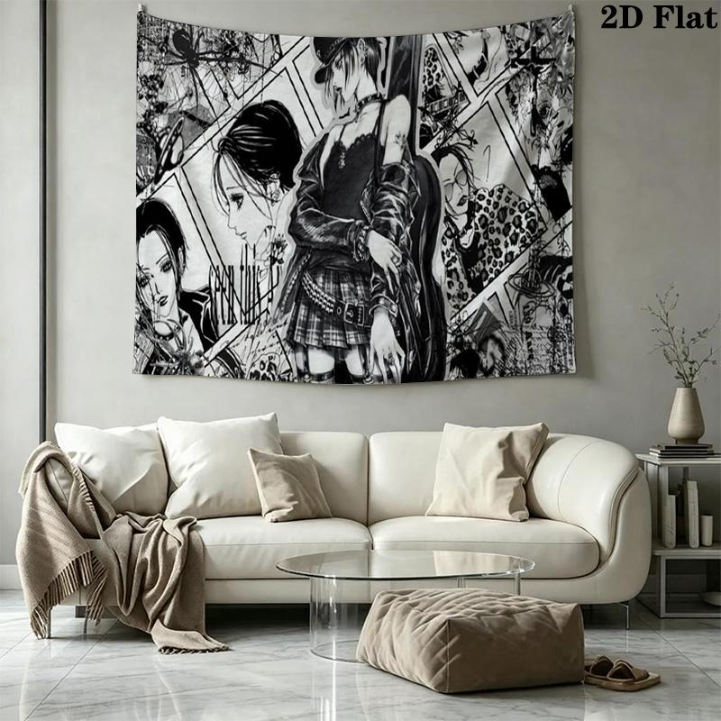 nana Wall Tapestry Aesthetic Wall Hanging Printed Fabric Blanket Decorative Tapestries for Bedroom Living Room Home Decor