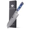 WILDMOK Professional 7 Inch Santoku Chef Knife Japanese 67 Layers Damascus Steel with Resin Handle Kitchen Knife