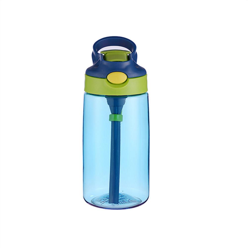 Water bottle, little pretty boy, children's straw cup, anti-drop water cup, outdoor cartoon plastic cup, personalized cup can be