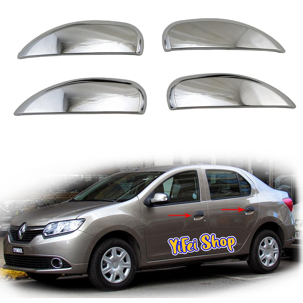 2012 2013 2014 2015 2016 For Renault Logan II Symbol III New Car ABS Chrome Rearview Accessories Plated Door Mirror Cover Trim
