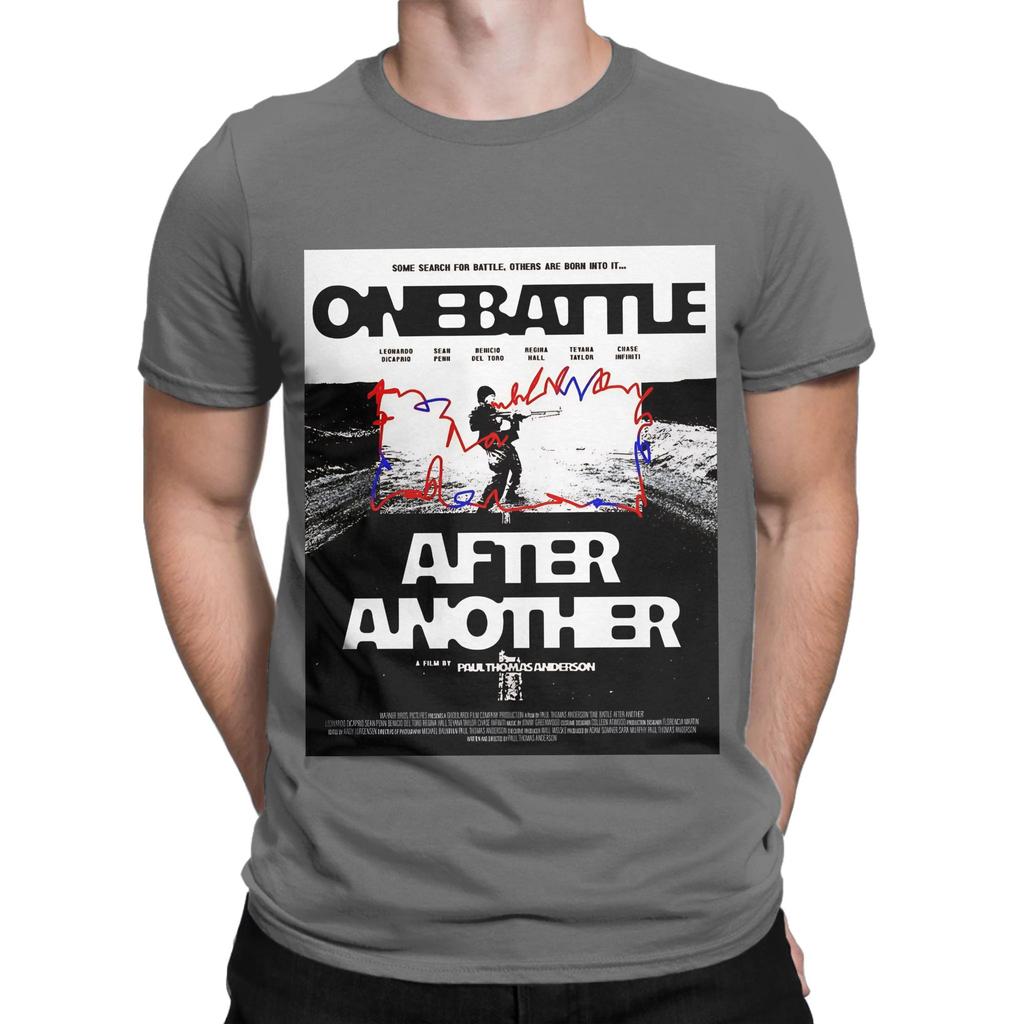 Ein Kampf nach dem anderen schwarzes Grafik-T-Shirt aus 100 % Baumwolle Ein Kampf nach dem anderen Oberteile T-Shirts für Unisex