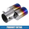 A ABSOPRO Muffler Cutter, Muffler, Exhaust Pipe, Exhaust Pipe, Double Outlet, General Purpose, For
