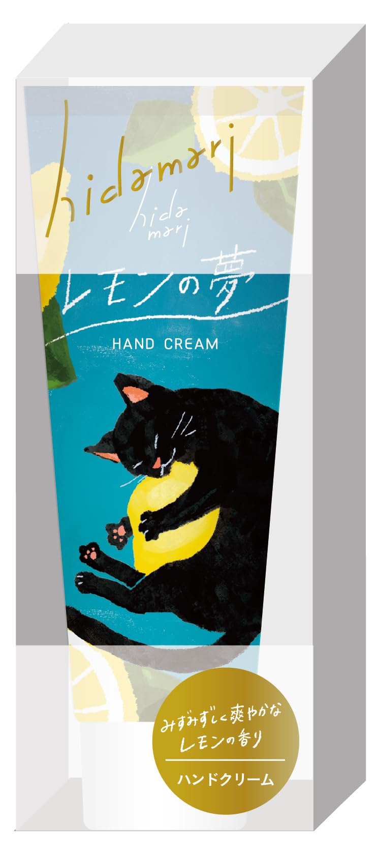 hidamari hand cream lemon dream cat bleu