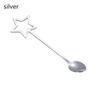 Creative Stirring Teaspoon Dessert Scoop Star Stainless Steel Milk Tea Stirrer Coffee Spoon