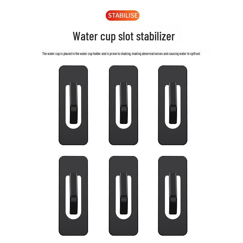 Universal Car Cup Holder Ashtray Clip with Storage Slot