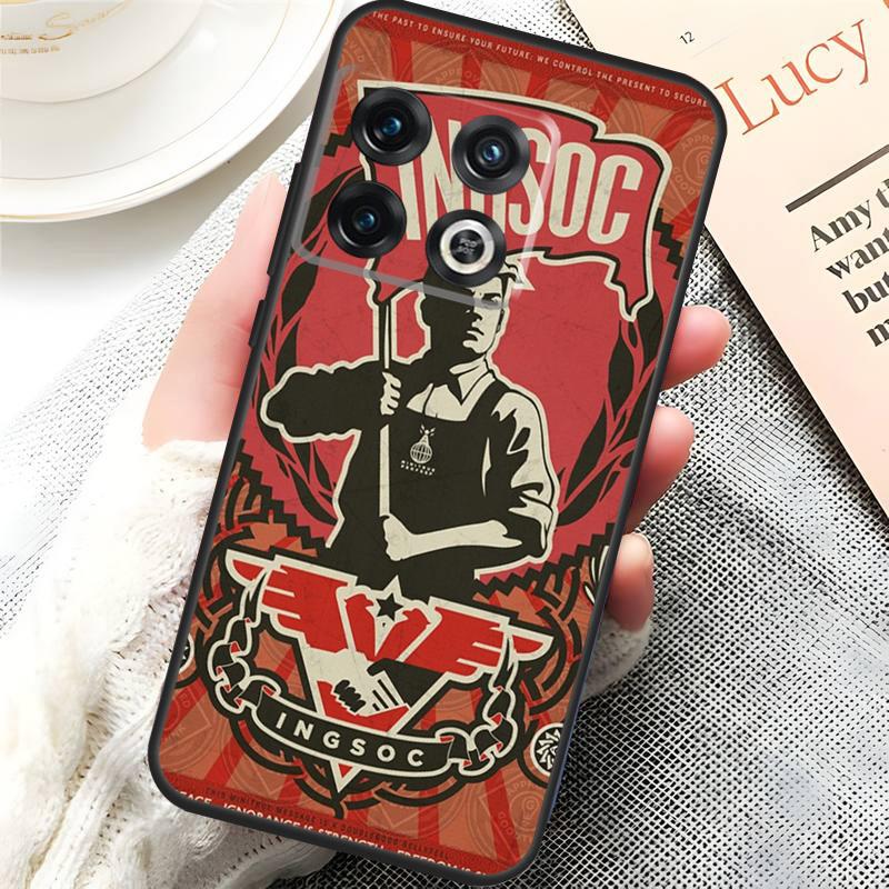 

1984 Джордж Оруэлл Книга Роман Обложка Для OnePlus 15 13 13R 13T 12 12R 10T 11 10 Pro OnePlus Nord 5 CE 4 3 Lite N20 N30 Чехол OnePlus 11