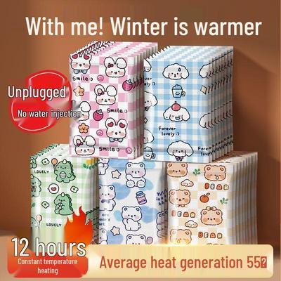 Self-Heating Cartoon Hand Warmer: Egg Replacement Core Patch, Handheld Disposable Heat Pack