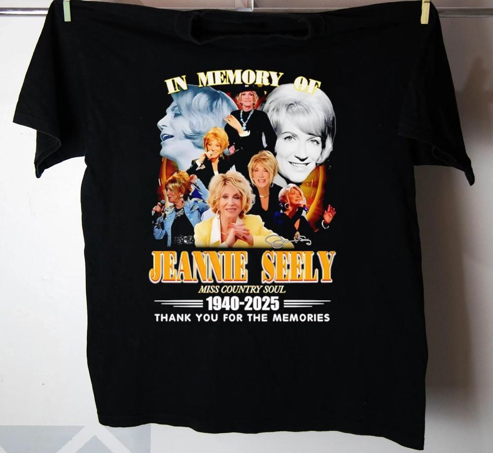 memory of Jeannie Seely 1940 2025 Shirt Black Unisex Unisex T-Shirt