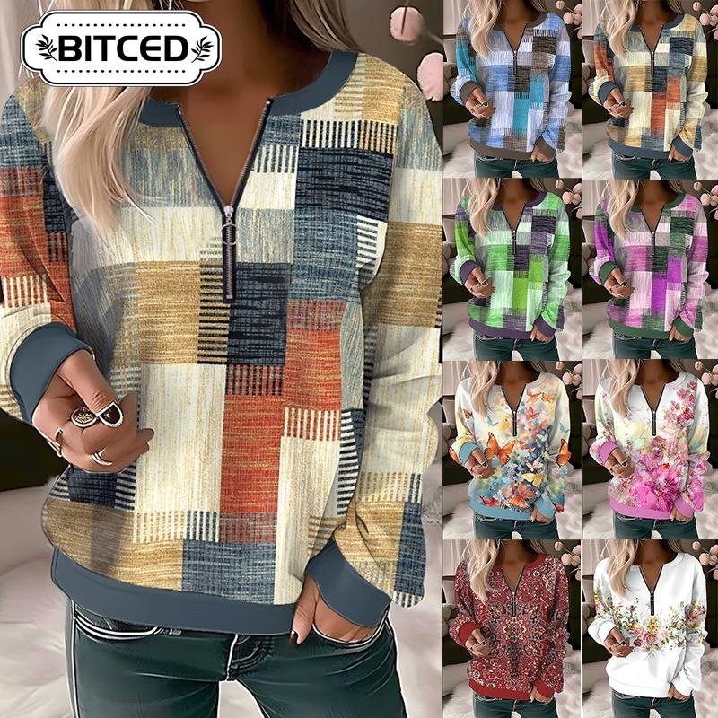 BITCED Blouses et chemises décontractées à manches longues pour femmes