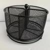 4 Compartments 360° Rotating Mesh Pencil Holder Metal Pencil Display Rack  Girl Gift