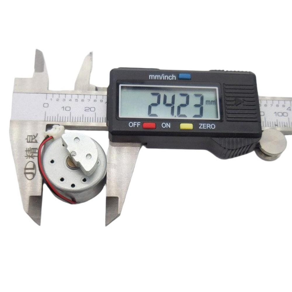RRF300 DC Vibration Motor DC1.5-6V 24.2x12mm 2mm Shaft 5mm Length 4200RPM DC Motor For Toys Small Appliances