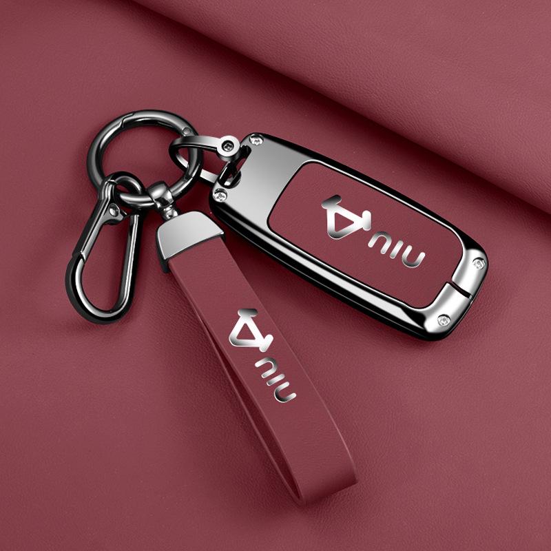 Little Cow Electric Vehicle Key Cover for M1/U1/NQI/U Models - Men's and Women's Remote Control Key Bag with Buckle