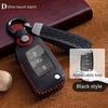 Fashion Car Key Case Full Cover Fob For Vw Volkswagen Golf 7 Mk7 Tiguan Mk2 For Seat Ateca Leon Fr 2 Ibiza For Skoda Octavia