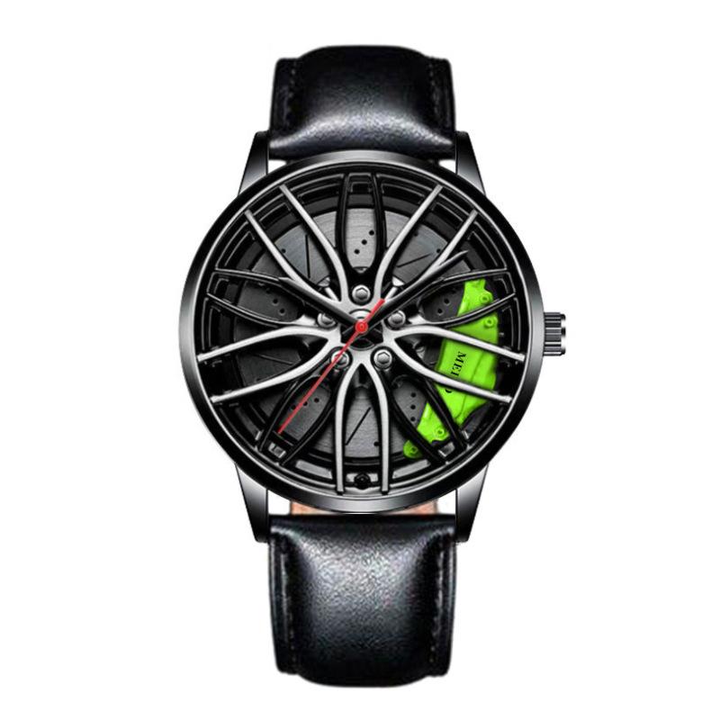 Trendige Herrenuhr mit automatischem Quarzwerk, Räder, nicht-mechanische Uhr, Mode-Herrenuhr