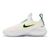 HF5745-101 Flex Runner 3 GS White Green Yellow Slip-On Lifestyle Sneakers