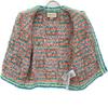 GUCCI 691588 Multicolor Cotton Maxi GG Short Sleeve Knit Cardigan tops XS multicolorUsed