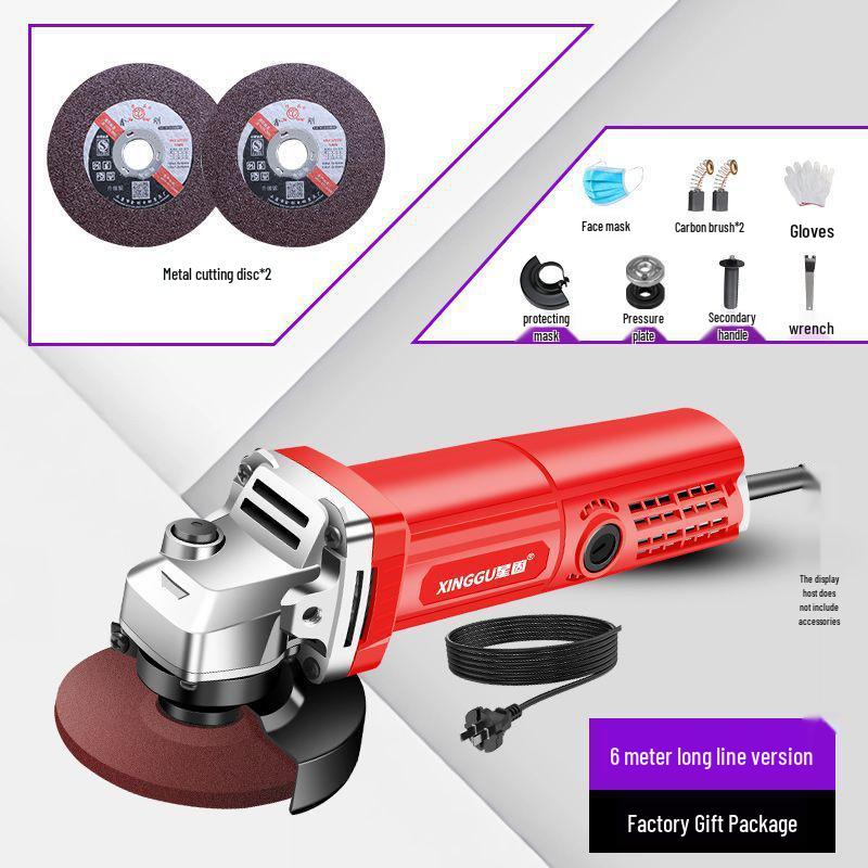 Multifunctional Electric Angle Grinder and Polisher for Home Use