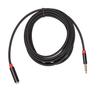 3.5mm Universal Mobile Phone PC Audio Male to Female Extension Woven Net Cable