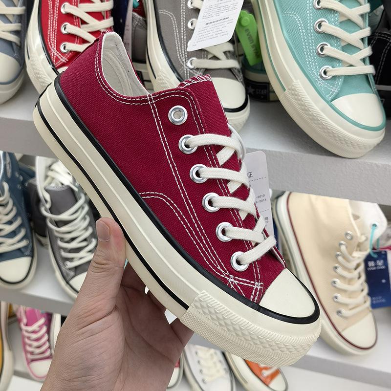 Summer Classic Low-top Retro Canvas Shoes Female Korean Version Harajuku Street Shooting Tide Student