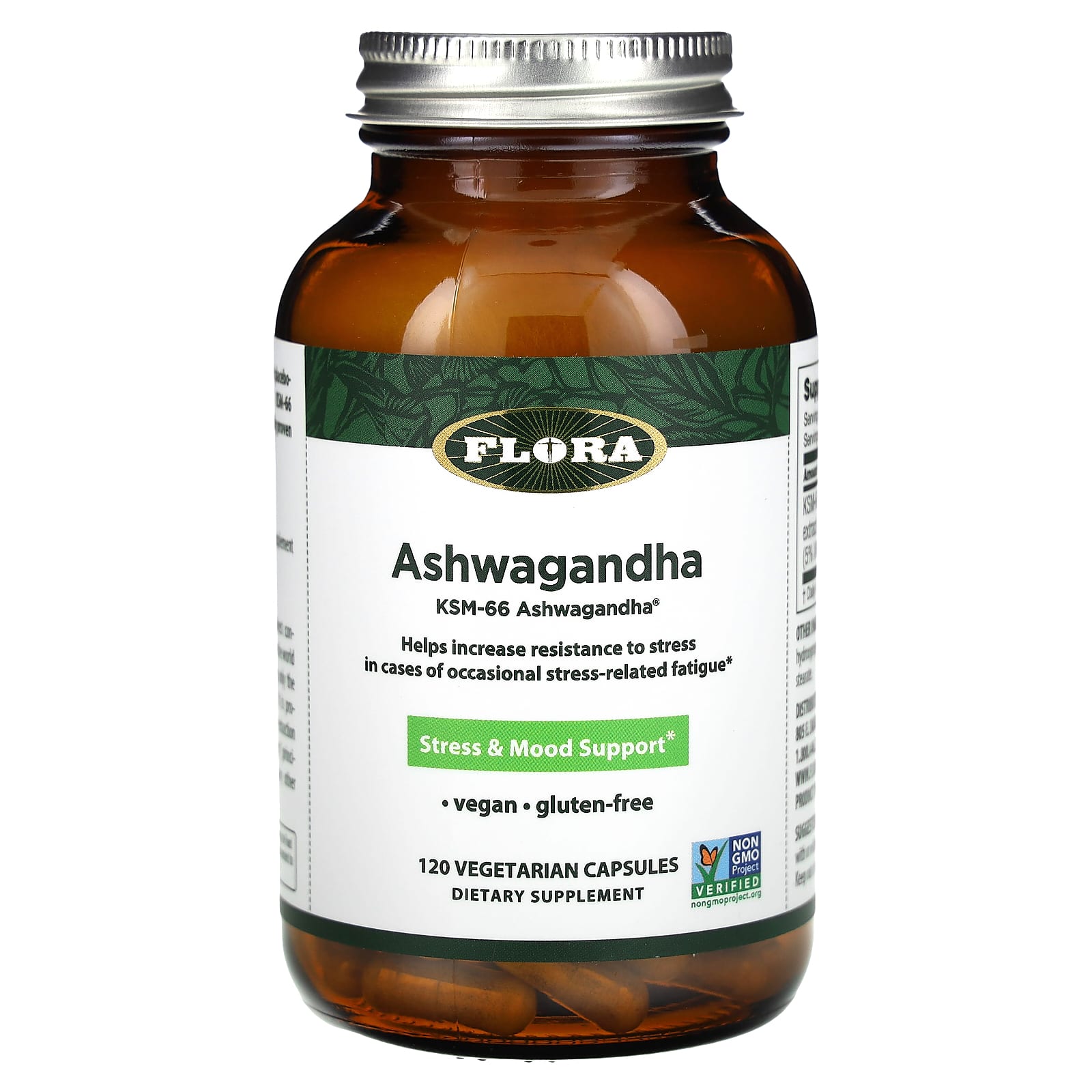 

Ashwagandha, Veggie Capsules 120 (300Mg per capsule)