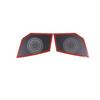 Black Steel Console Dashboard Horn Mesh Cover Trim For Toyota Tundra -2024