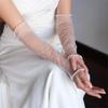 Wedding Pearls Gloves Wedding Gloves Party Supply Bridal Gloves for Concert Fingerless White Gloves