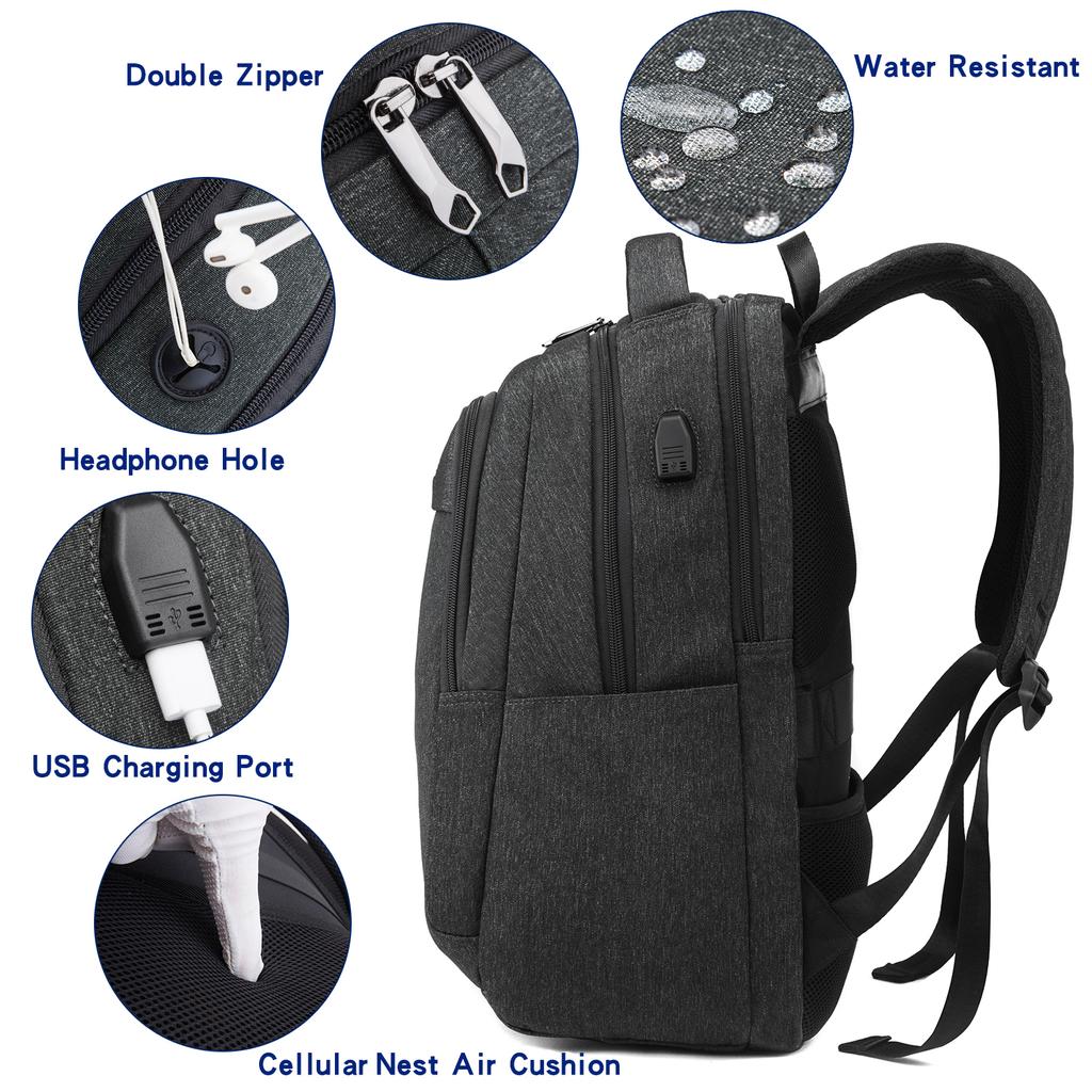 Der neue DC-Rucksack, Herren-Business-Computertasche, koreanische Version der neuen Studenten-Schultasche für Reisen und Freizeit