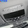 Carbon Fiber Car Roof Reading Lamp Light Panel Cover Decoration Trim Sticker For Mercedes Benz C Class W205 GLC X253 2015-2018