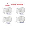 Iron Mesh Outdoor Chicken & Rabbit Tunnel Coop for Free-Range Farming