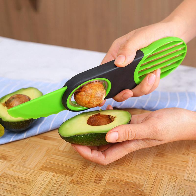 Avocado Pit Remover Multifunctional Fruit Cutter Slicer Portable Kiwi Pitter Tool Avocado Slicer For Home Studio Restaurant